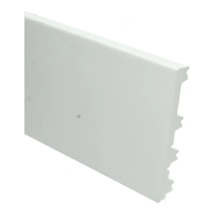 Witte flexibele moderne plinten: veelzijdige en stijlvolle plinten voor elke muur, bieden een moderne strakke afwerking en bescherming